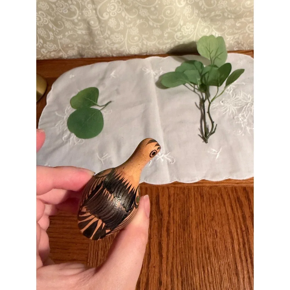 Vintage Tonala Bird Figurine- Mexican Folk Art
